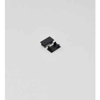 AZZARDO AZ6983 DELTA TRACK MAGNETIC SUPER SLIM END CAP BK