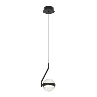 AZZARDO AZ7196 ASTRID 1 PENDANT BK