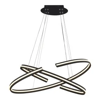 AZZARDO AZ3355 ALESSIA BLACK DECORATIVE LAMP