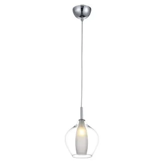 AZZARDO AZ3074 AMBER MILANO 1 CLEAR DECORATIVE LAMP