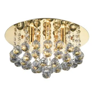 AZZARDO AZ3083 BOLLA 38 GOLD DECORATIVE LAMP
