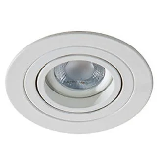 AZZARDO AZ2430 CARO ROUND WHITE TECHNICAL LAMP