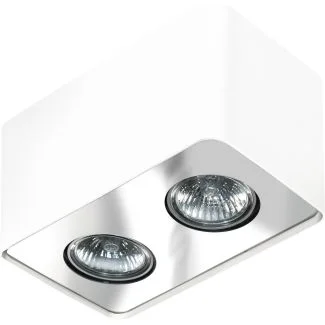 AZZARDO AZ0737 NINO 2 WHITE/CHROM TECHNICAL LAMP