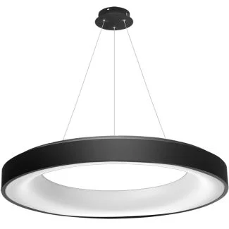AZZARDO AZ3449 SOVANA PENDANT 80 CCT + REMOTE CONTROL BLACK DECORATIVE LAMP