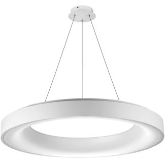 AZZARDO AZ3448 SOVANA PENDANT 80 CCT + REMOTE CONTROL WHITE DECORATIVE LAMP