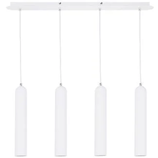 AZZARDO AZ1239 TUBO 4 WHITE DECORATIVE LAMP