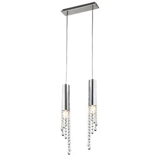 CANDELLUX 32-25265-Z DUERO LAMPA WISZĄCA 2X3W LED GU10 CHROM BEZ ŻARÓWKI