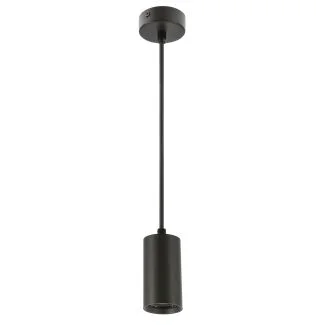 CANDELLUX 31-78537 TUBO LAMPA WISZĄCA CZARNY 1X25W GU10 KLOSZ 10CM CZARNY