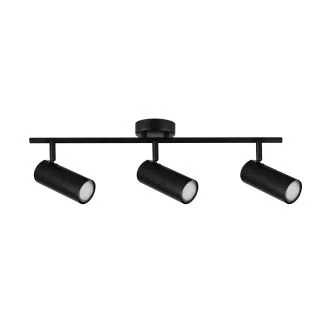 CANDELLUX 93-01634 COLLY LAMPA SUFITOWA CZARNY 3X15W GU10 KLOSZ CZARNY