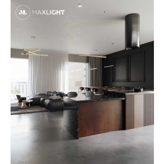 MAXLIGHT P0426D LAMPA WISZĄCA TRIO 3 ZŁOTA ŚCIEMNIALNA