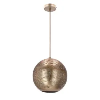 CANDELLUX 31-43276 SFINKS ZWIS 25 KULA 1X60W E27 AŻUROWY JASNO BRĄZWY