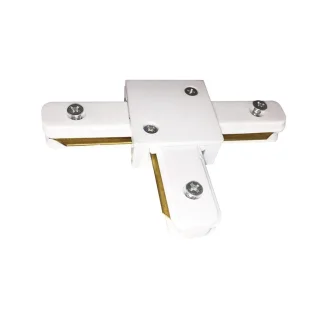 MILAGRO 3920 ŁĄCZNIK LAMPY TRACK LIGHT WHITE TYP T łącznik 1-fazowy