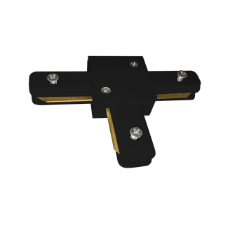 MILAGRO 3921 ŁĄCZNIK LAMPY TRACK LIGHT BLACK TYP T łącznik 1-fazowy