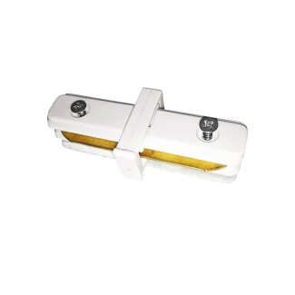 MILAGRO 3922 ŁĄCZNIK LAMPY TRACK LIGHT WHITE TYP PROSTY łącznik 1-fazowy