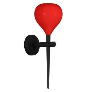 AZZARDO MB1289-RD-BK / AZ1075 Aga wall (red/black) Lampa ścienna / kinkiet
