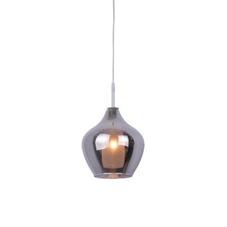AZZARDO 2285-1P-CH / AZ2148 Amber milano 1 (chrome) Lampa wisząca