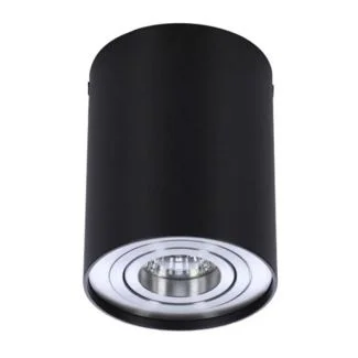 AZZARDO GM4100-BK-ALU / AZ0779 Bross 1 (black/aluminium) Lampa sufitowa