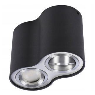 AZZARDO GM4200-BK-ALU / AZ0782 Bross 2 (black/aluminium) Lampa sufitowa