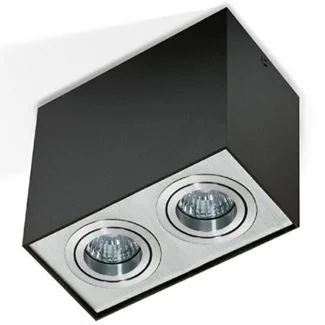 AZZARDO GM4204-BK-ALU / AZ1355 Eloy 2 (black/aluminium) Lampa sufitowa