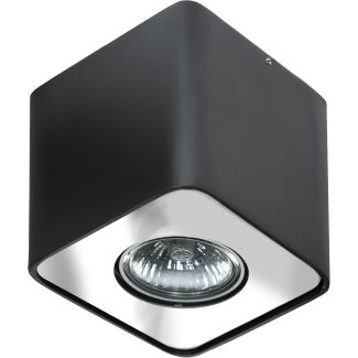 AZZARDO FH31431S-BK-CH / AZ0736 Nino 1 (black/chrome) Lampa sufitowa
