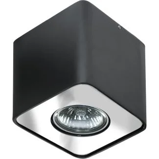 AZZARDO FH31431S-BK-CH / AZ0736 Nino 1 (black/chrome) Lampa sufitowa