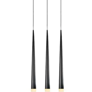 AZZARDO MD1220B-3-BK / AZ0118 Stylo 3 (black) Lampa wisząca