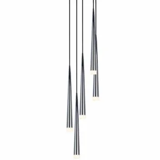 AZZARDO MD1220A-5-CH / AZ0134 Stylo 5 (chrome) Lampa wisząca