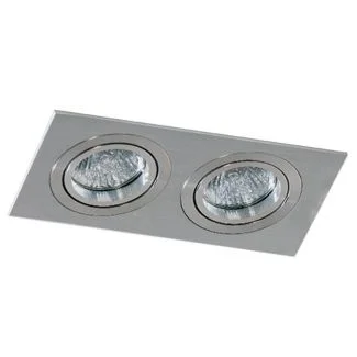 AZZARDO SN-6812S-ALU / AZ2438 Caro 2 Square (aluminium) Lampa wpuszczane