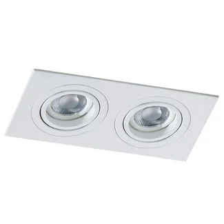 AZZARDO SN-6812S-WH / AZ2436 Caro 2 Square (white) Lampa wpuszczane