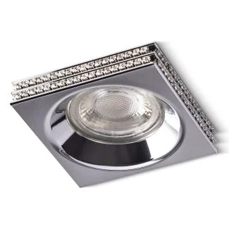 AZZARDO NC1519SQ-CH / AZ1460 Eva Square (chrome) Oczko sufitowe