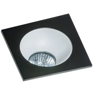 AZZARDO GM2118S-BK / AZ1736 Hugo 1 downlight (black) reflector not included Lampa wpuszczane