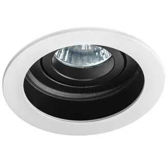 AZZARDO GM2114-WH-BK / AZ1361 Ibiza (white/black) Oczko sufitowe