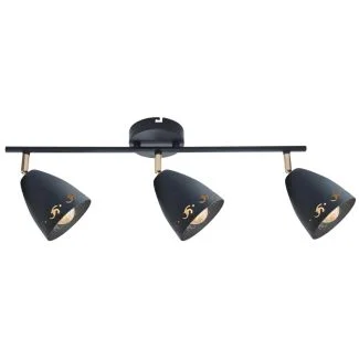 CANDELLUX 93-67173 COTY LISTWA 3X40W E14 CZARNY