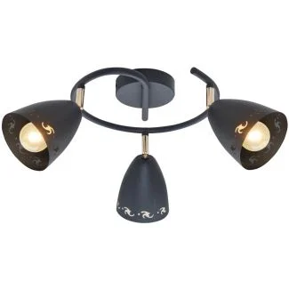 CANDELLUX 98-67180 COTY SPIRALA 3X40W E14 CZARNY