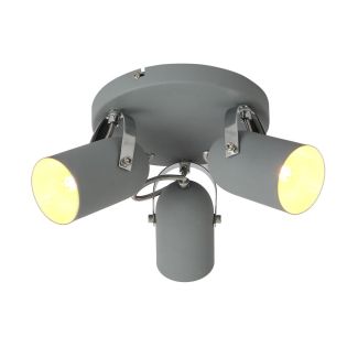 CANDELLUX 98-66503 GRAY PLAFON 3X40W E14 SZARY