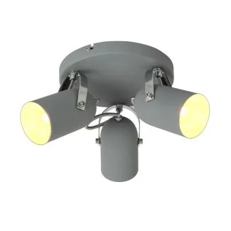 CANDELLUX 98-66503 GRAY PLAFON 3X40W E14 SZARY