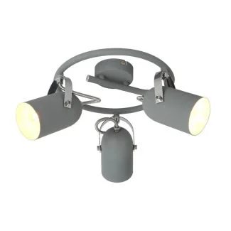 CANDELLUX 98-66497 GRAY SPIRALA 3X40W E14 SZARY