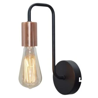 CANDELLUX 21-66855 HERPE KINKIET 1X60W E27 CZARNY
