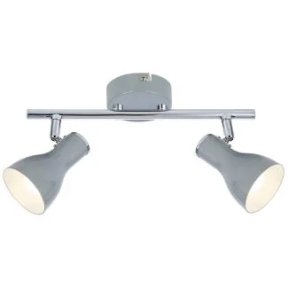 CANDELLUX 92-66626 JULIE LISTWA 2X40W E14 SZARY