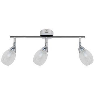 CANDELLUX 93-67630 RICO LISTWA 3X6W LED SMD GŁÓWKA OKRĄGŁA 1E Z PRZEGUBEM KD SYSTEM KLOSZ WYMIENNY CHROM/BEZBARWNY