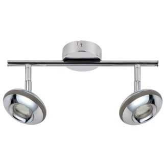 CANDELLUX 92-67562 SKIPPER LISTWA 2X6W LED COB GŁÓWKA OKRĄGŁA 1E Z PRZEGUBEM KD SYSTEM CHROM