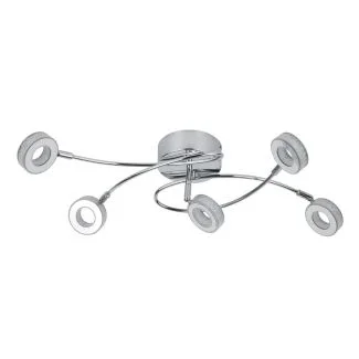 CANDELLUX 98-66039 VINOLA PLAFON 5X5W LED CHROM 3000K