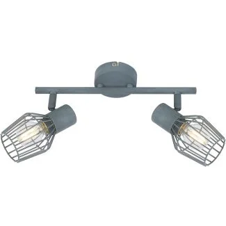 CANDELLUX 92-68026 VIKING LISTWA 2X40W E14 SZARY