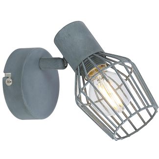 CANDELLUX 91-68002 VIKING KINKIET 1X40W E14 SZARY