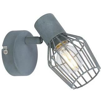 CANDELLUX 91-68002 VIKING KINKIET 1X40W E14 SZARY