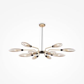 MAYTONI MOD012CL-12G Modern Ventura Pendant Lamp Matt Gold
