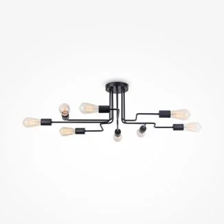 MAYTONI T532CL-08B Loft Gilbert Ceiling Lamp Black