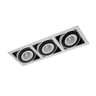 ITALUX GL7116-3/54W WH+BL Alesso lampa podtynkowa biały,czarny 3000K