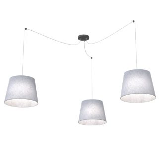 EMIBIG 1424/3 ASCOT 3 GRAY lampa wisząca