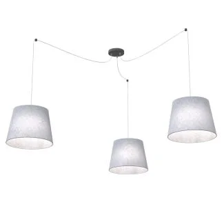 EMIBIG 1424/3 ASCOT 3 GRAY lampa wisząca